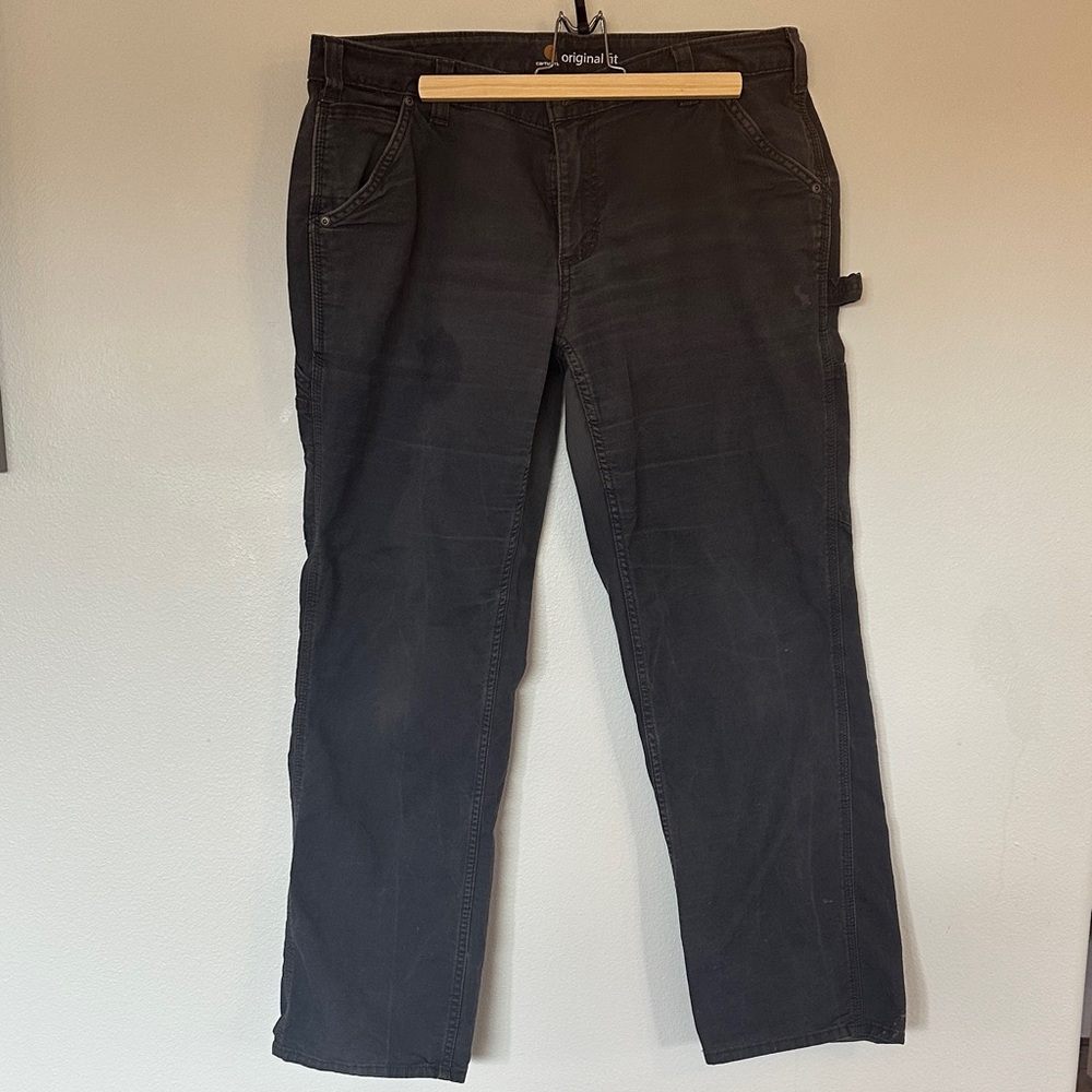 Carhartt Navy Wide Leg Utility Pants